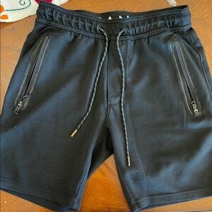 American Eagle Outfitters Black Athletic Shorts with Elastic Waistband